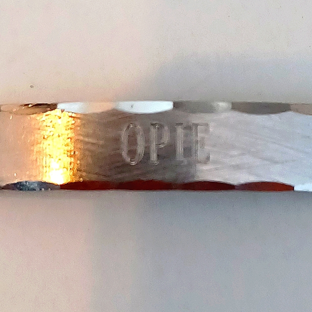Vintage Silver Speidel chain link name bracelet - Picture 5 of 6